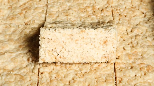 White Chocolate & Maple Rice Krispie Squares