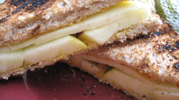 Apple-Cheddar Panini