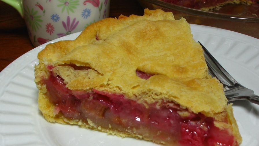 Image result for rhubarb pie