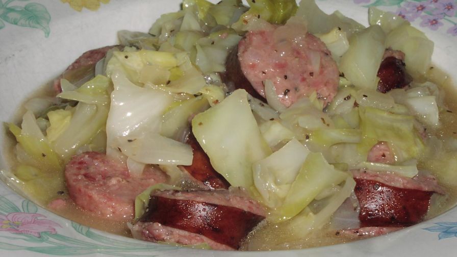 Boiled Dinner Cabbage Polish Sausage 