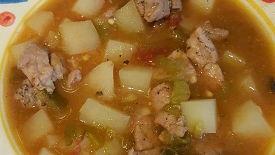 new mexican pork green chile stew