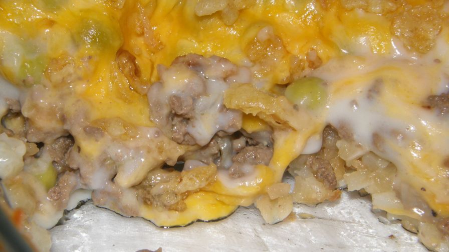 hamburger patty casserole
