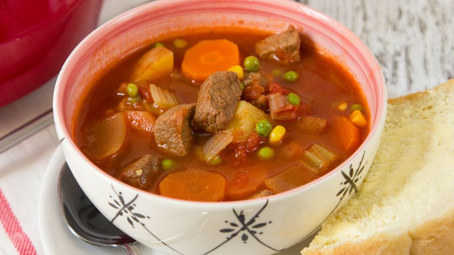 homestyle vegetable beef soupphoto