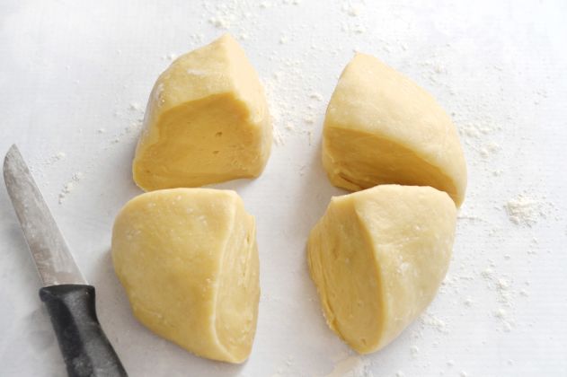 How to Make Homemade Pasta - Divide Dough